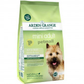 Суха храна за кучета от малки и средни  размери без значение на породата с агнешко Arden Grange Adult Mini над 12 месеца